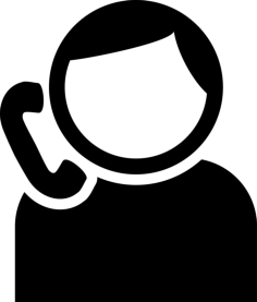 Boy Talking By Phone Outline Svg File, Free Vectors File